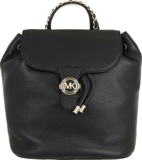 Rugzak leer Michael Kors rood in Leer 